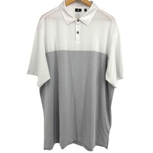 FJ FootJoy Performance Men Golf Polo 2 Button Shirt Short Sleeve Big Tall XXL